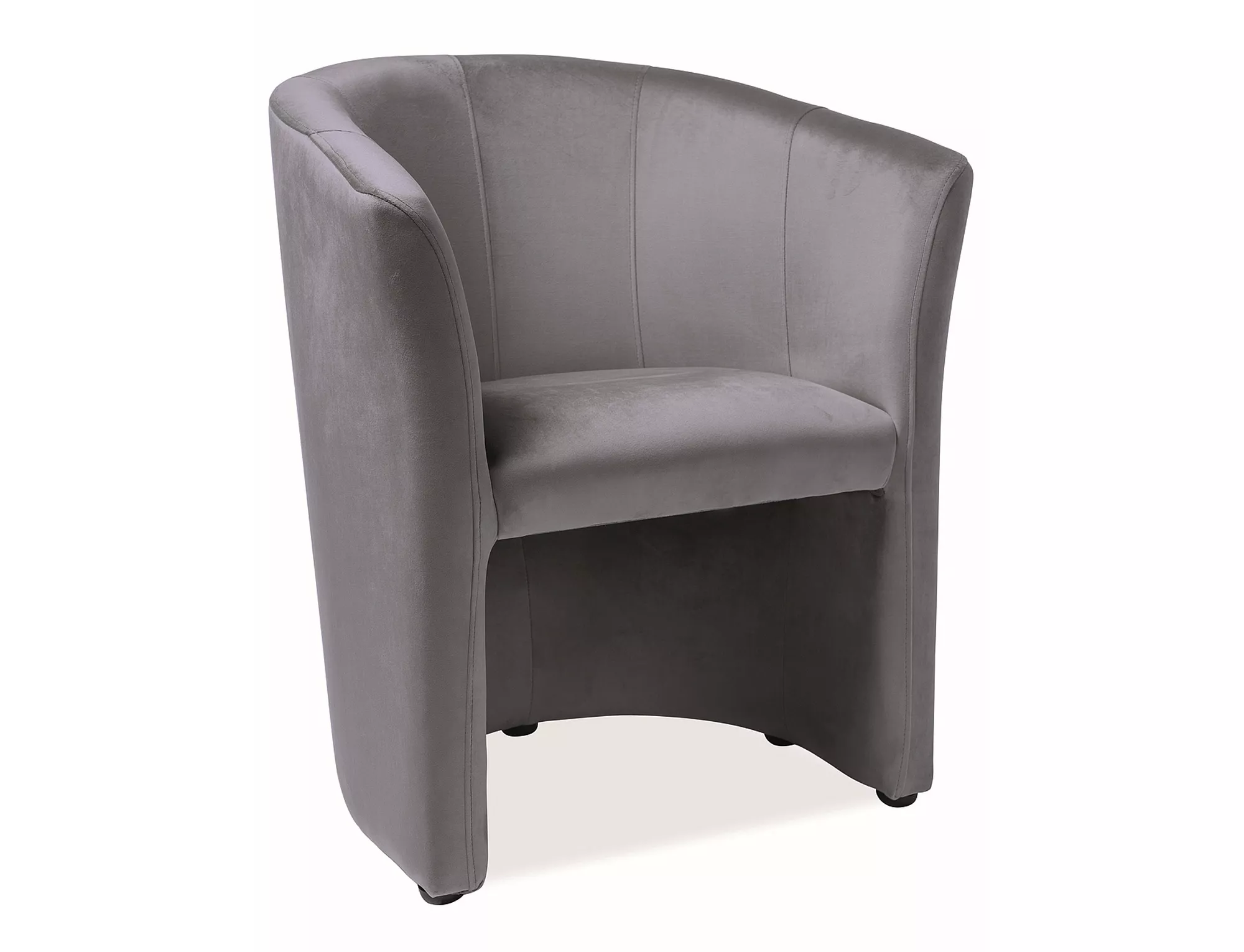 Fotel tm-1 velvet szary bluvel 14/ wenge