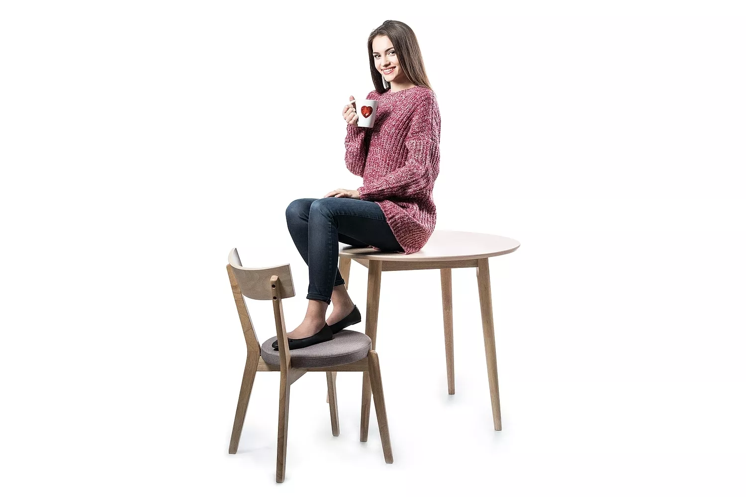 Stół nelson dąb miodowy 90x90