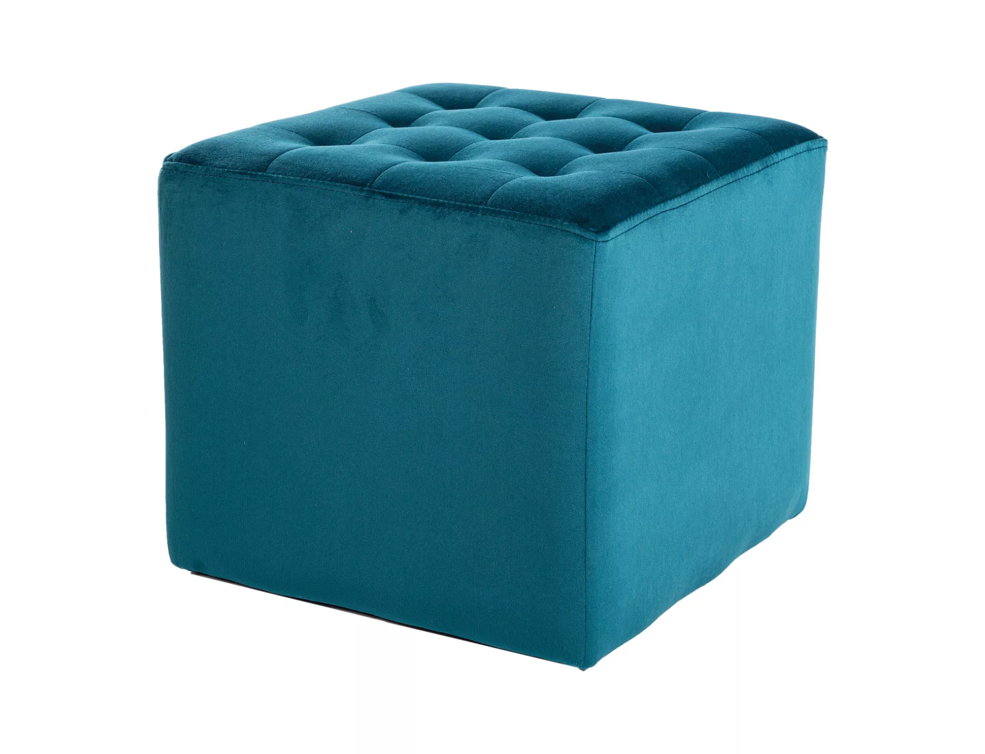 Puf lori velvet turkus bluvel 85