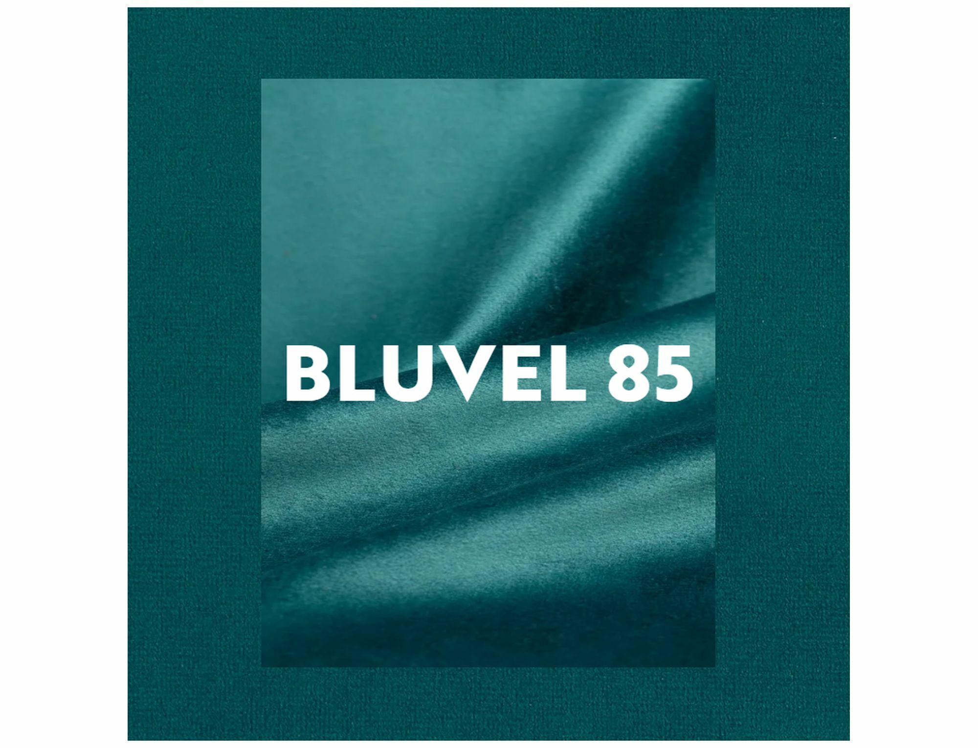 Puf lori velvet turkus bluvel 85