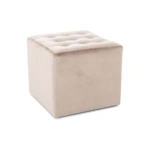 Puf lori velvet beżowy bluvel bluvel 28