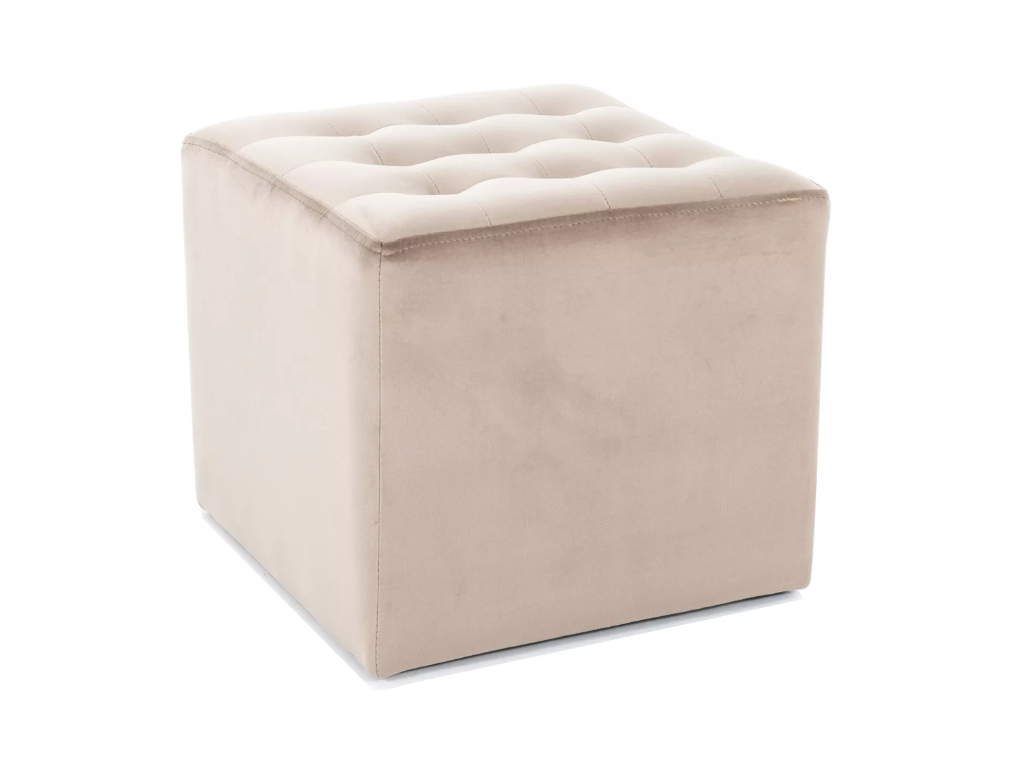 Puf lori velvet beżowy bluvel bluvel 28