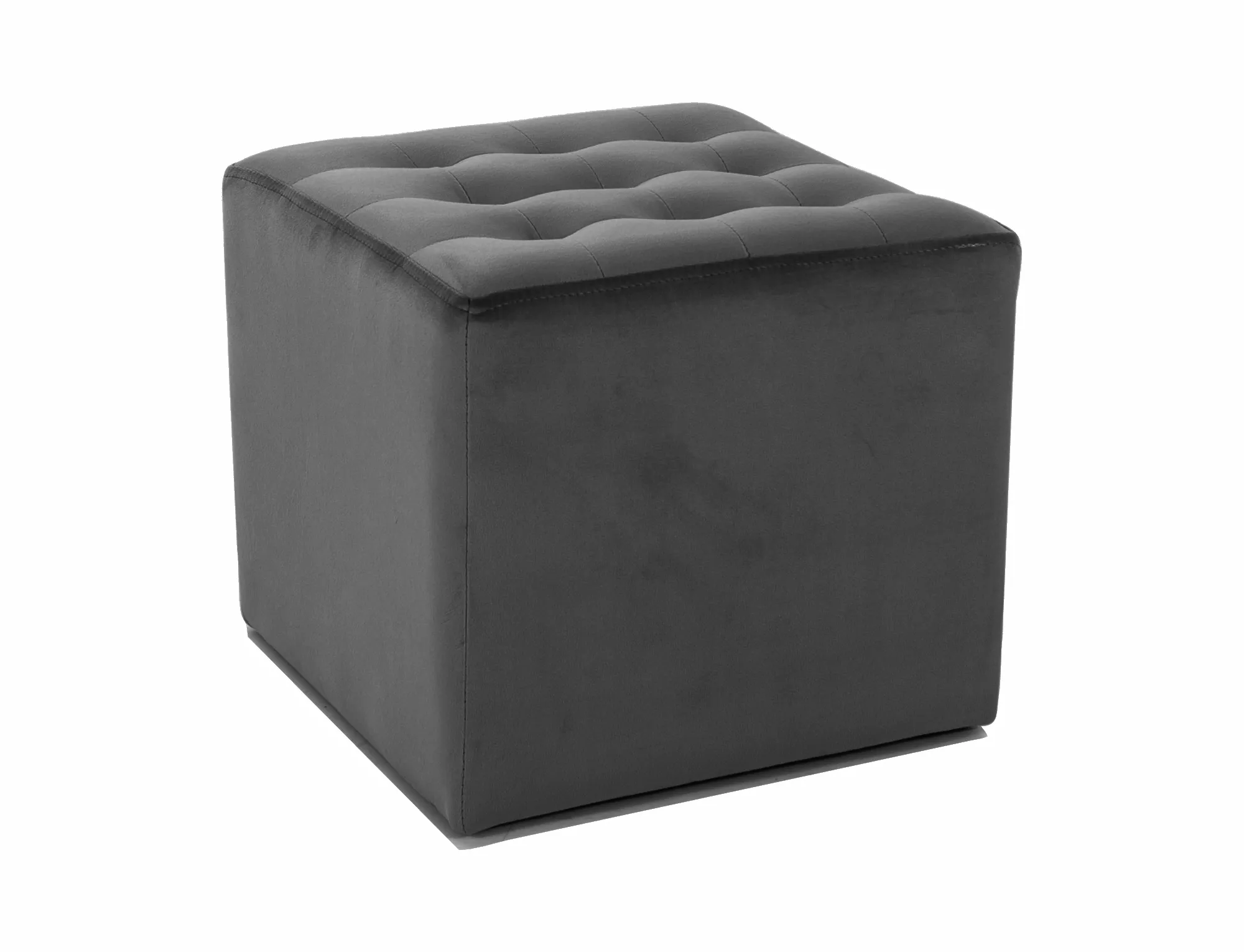 Puf lori velvet czarny bluvel 19