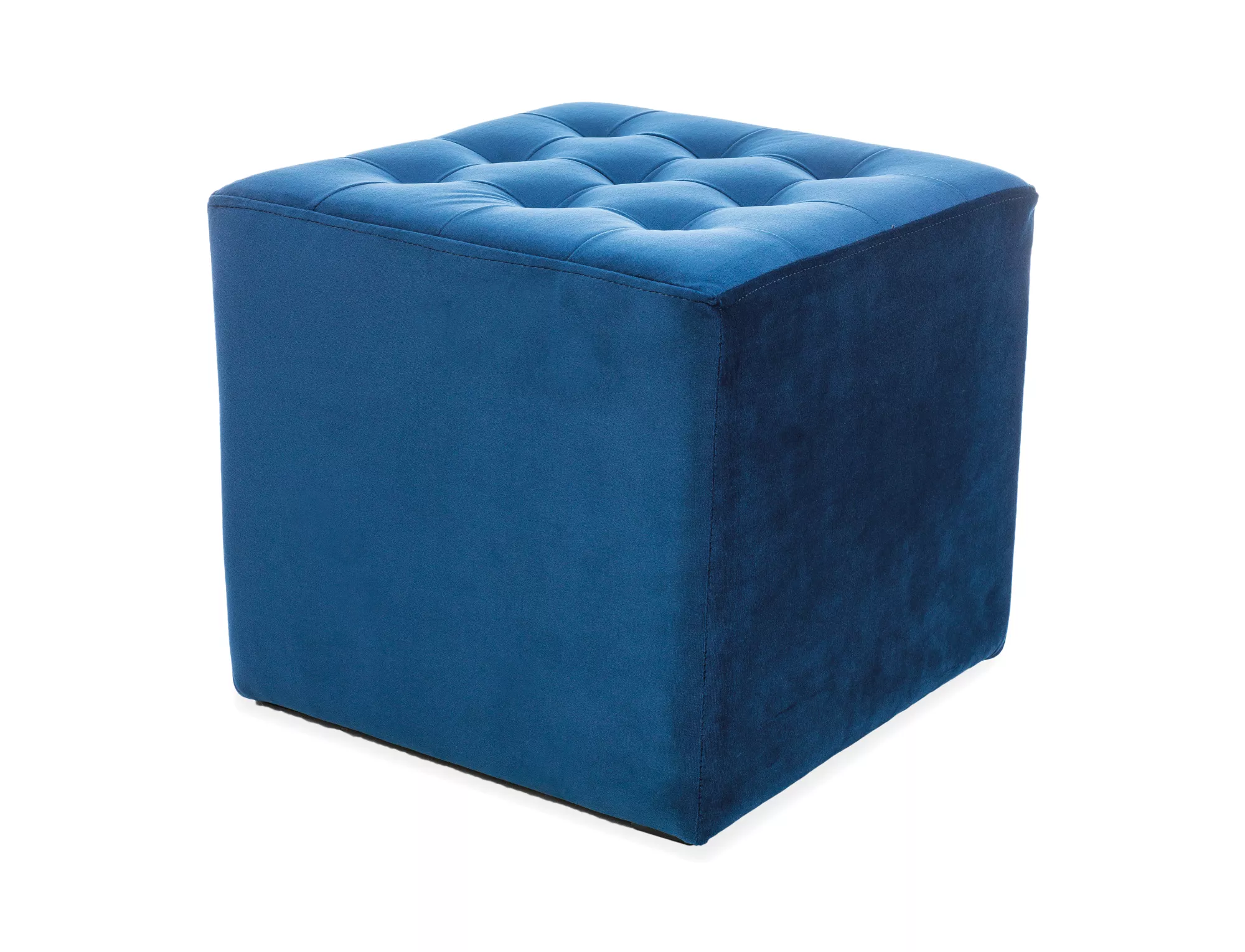 Puf lori velvet  granatowy bluvel 86