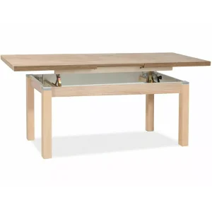 ławostół kleopatra kolor dąb sonoma 124(164)x64x58(68)