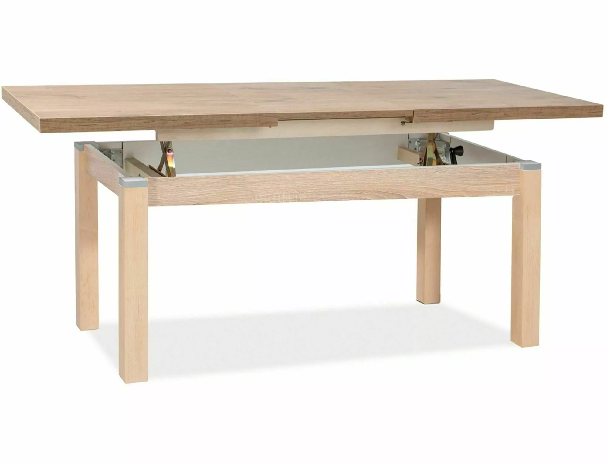 ławostół kleopatra kolor dąb sonoma 124(164)x64x58(68)