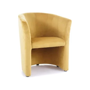 Fotel tm-1 velvet curry bluvel 68 / wenge