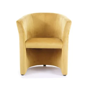 Fotel tm-1 velvet curry bluvel 68 / wenge