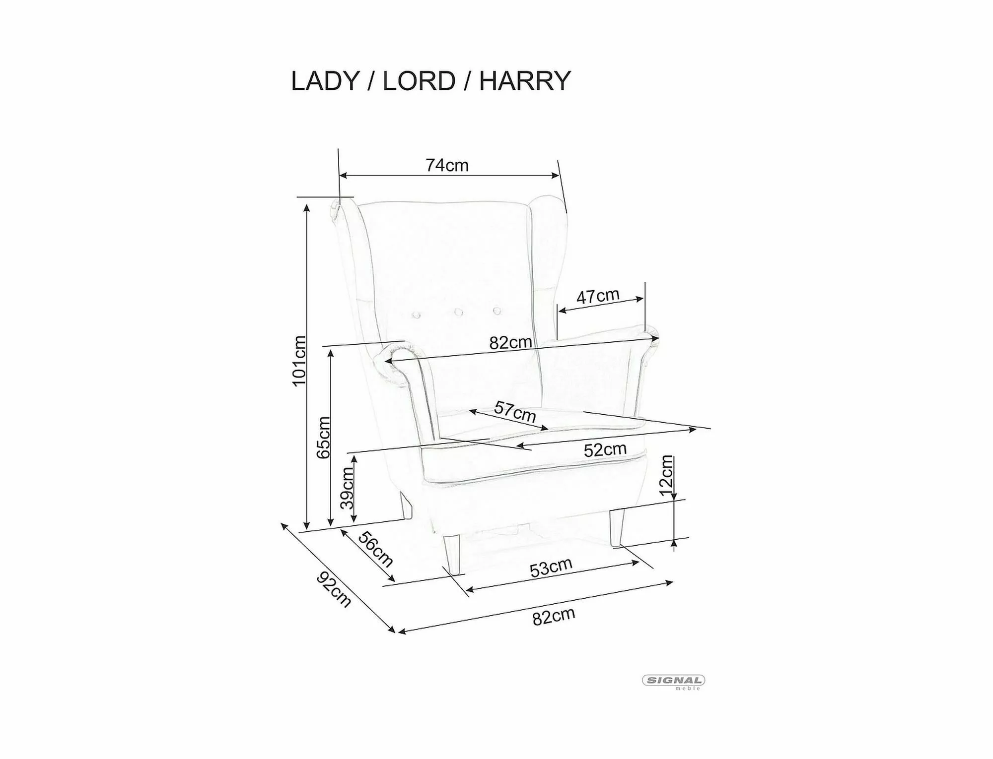 Fotel lady velvet róż antyczny bluvel 52 / wenge