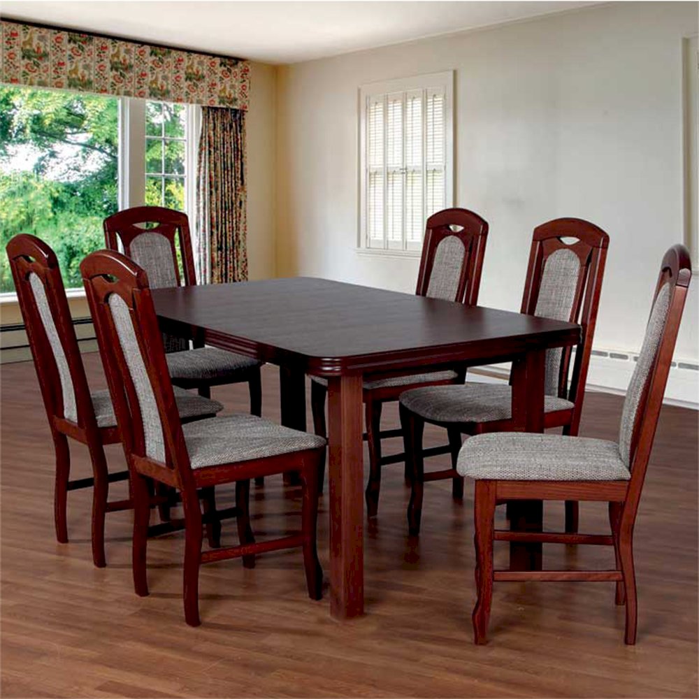 Stół Fornir 4 + 6 krzeseł Łuk (zest. FX18)