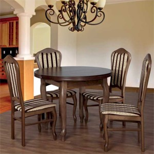 Stół Fornir 5 + 4 krzesła Natalia (zest. FX29)