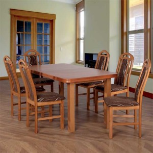 Stół Fornir 4 + 6 krzeseł W3 (zest. FX15)