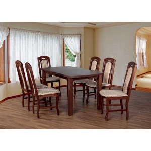 Stół Łuk 11 + 6 krzeseł Łuk (zest. FX14)