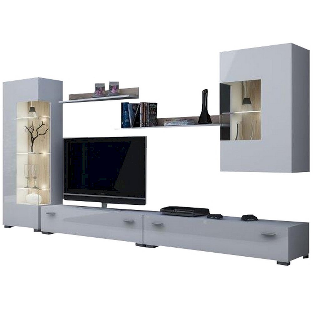 Meblościanka Hamburg Biała