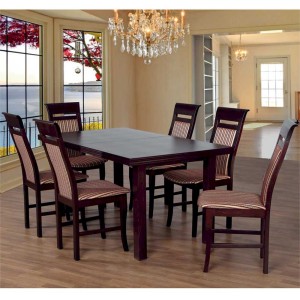 Stół Fornir 2 + 6 krzeseł Ada (zest. FX20)