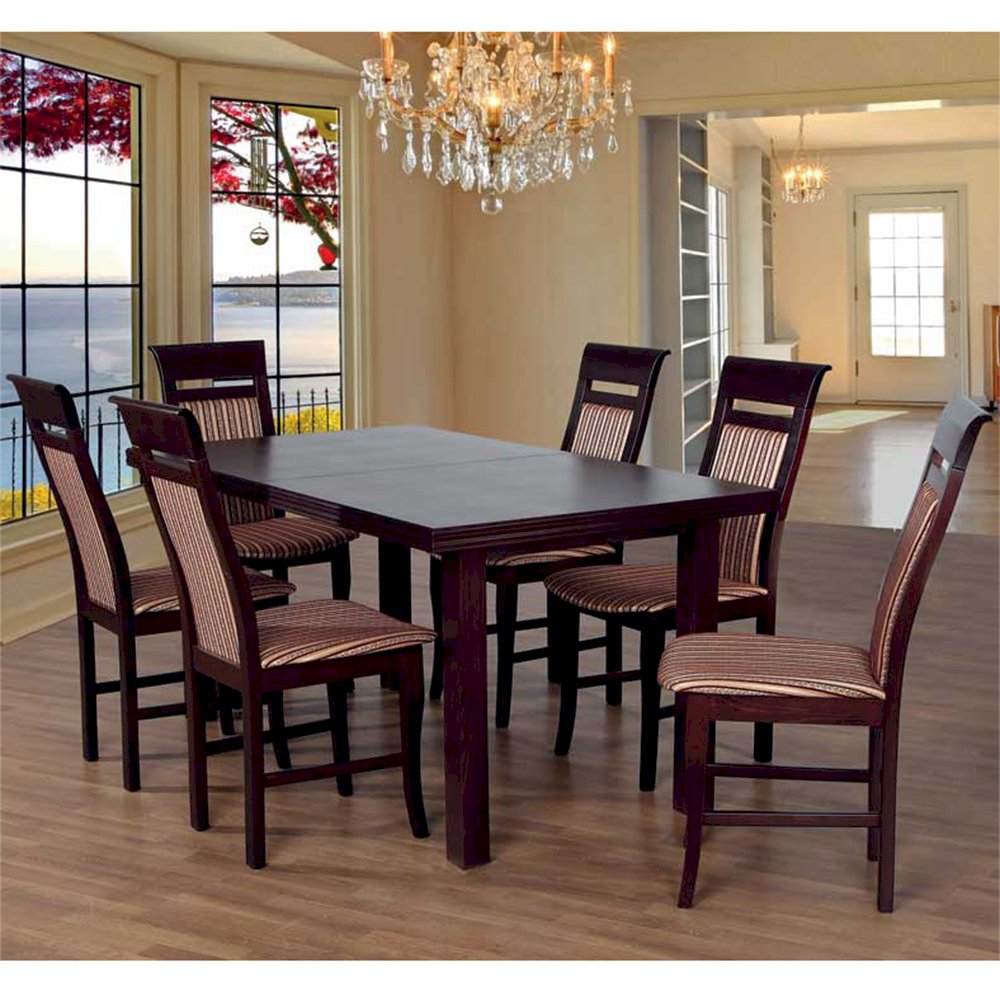 Stół Fornir 2 + 6 krzeseł Ada (zest. FX20)