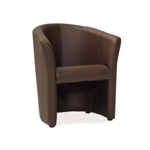 Fotel tm-1 ciemny brąz ek-18 / wenge