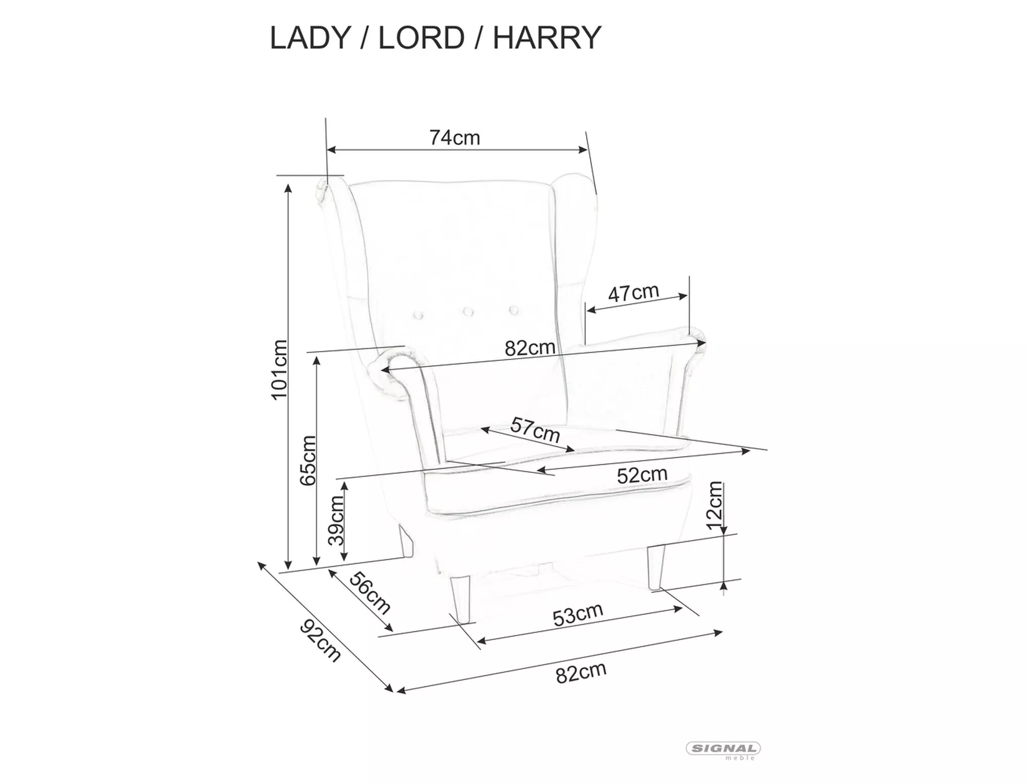 Fotel lady velvet zielony bluvel 78 / wenge