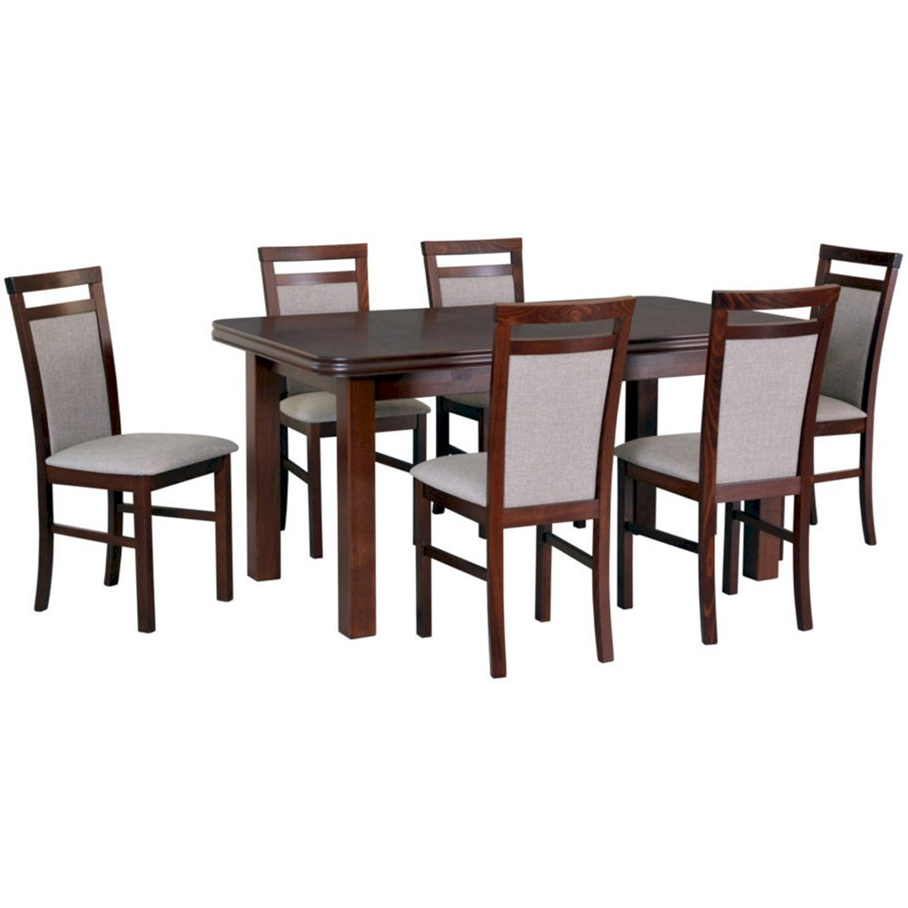 Stół Wenus 5 + 6 krzeseł Milano 5 (zest. DX29)