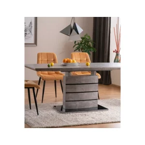 Krzesło chic velvet czarny stelaż/curry bluvel 68