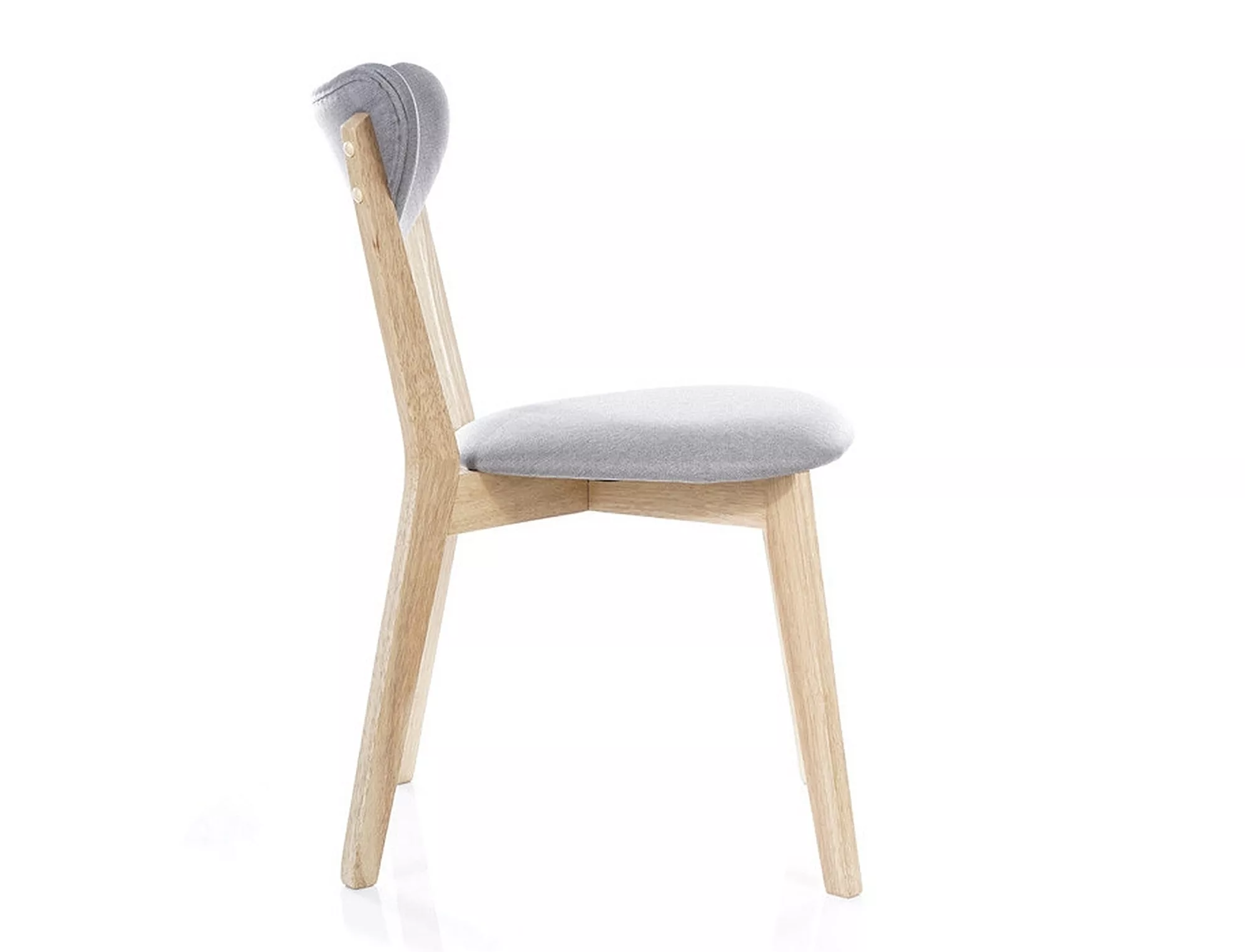 Krzesło brando dąb/szary tap. 130