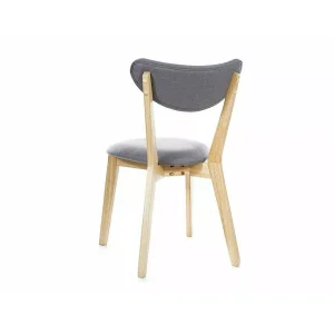 Krzesło brando dąb/szary tap. 130