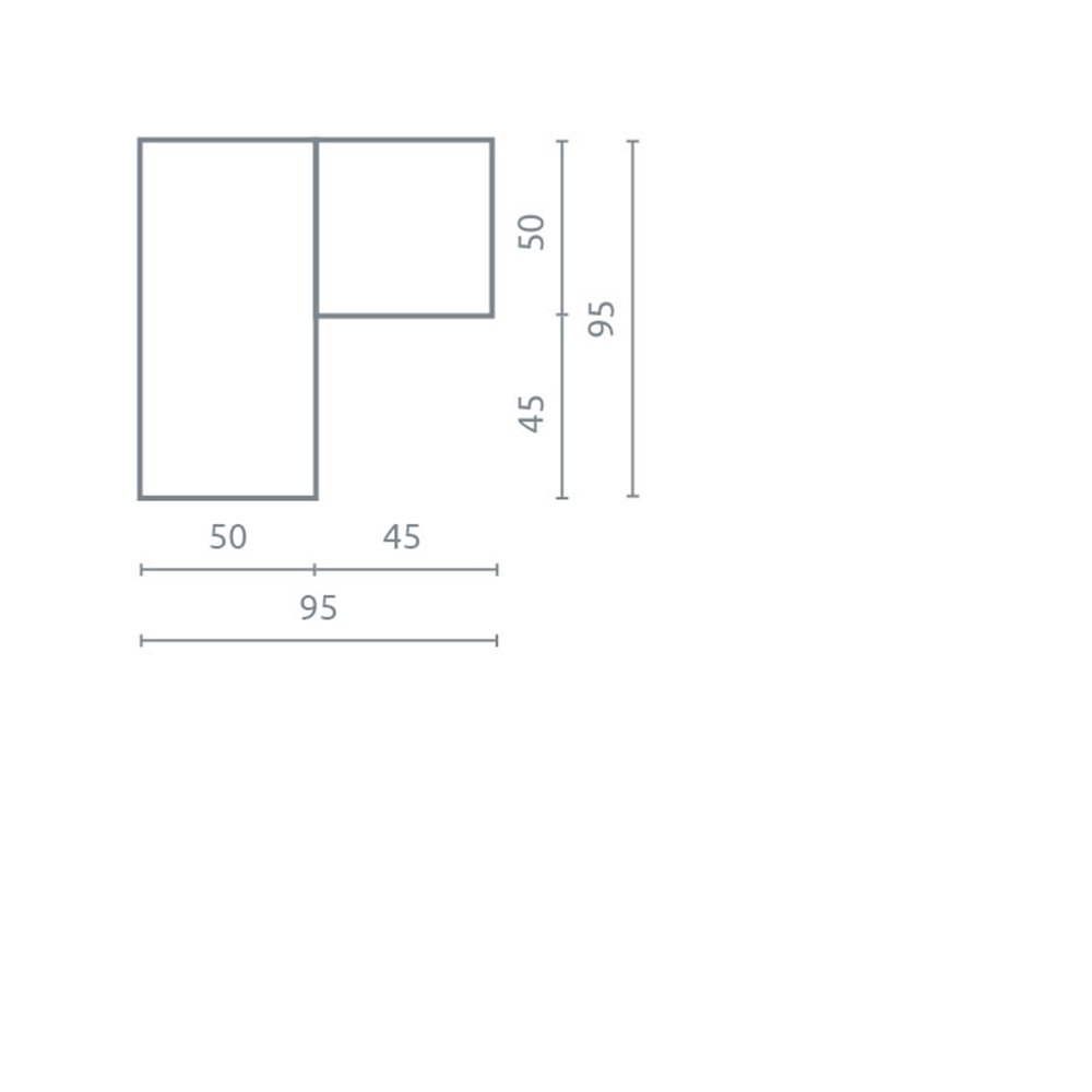 Szafa narożna Mobi MO1