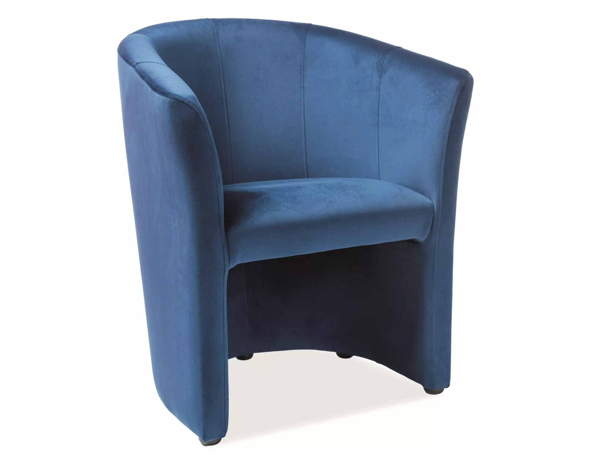 Fotel tm-1 velvet granatowy bluvel 86 / wenge