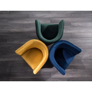 Fotel tm-1 velvet granatowy bluvel 86 / wenge