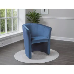 Fotel tm-1 velvet granatowy bluvel 86 / wenge