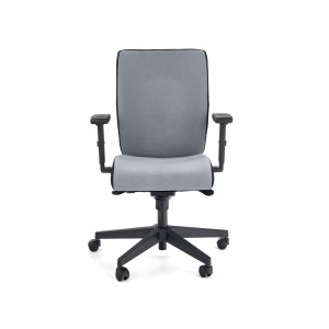 POP fotel pracowniczy, kolor: pasek boczny - czarny RN60999, front - popielaty M47