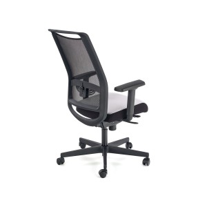 GULIETTA fotel gabinetowy, oparcie - siatka, siedzisko - czarny / popielaty - ERF8078