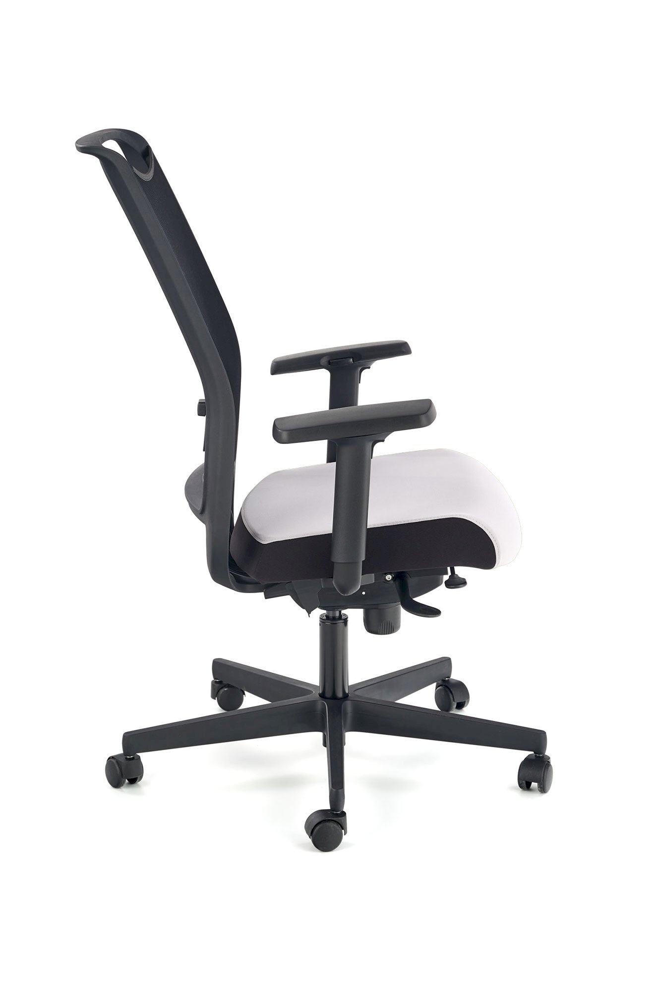 GULIETTA fotel gabinetowy, oparcie - siatka, siedzisko - czarny / popielaty - ERF8078