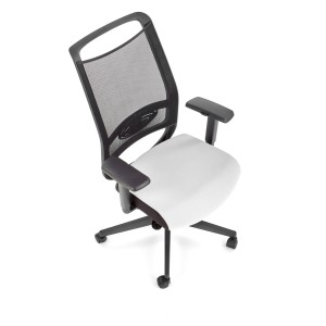 GULIETTA fotel gabinetowy, oparcie - siatka, siedzisko - czarny / popielaty - ERF8078