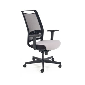 GULIETTA fotel gabinetowy, oparcie - siatka, siedzisko - czarny / popielaty - ERF8078