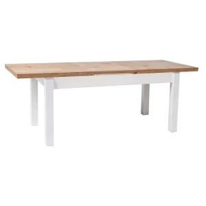 ławostół kleopatra dąb lancelot / biały półmat 124(164)x64x58(68)