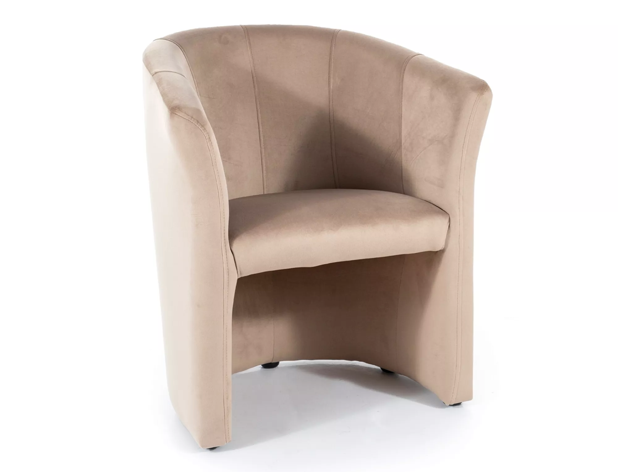 Fotel tm-1 velvet beżowy bluvel 28/ wenge