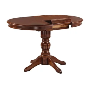 Stół margo ciemny orzech 90(125)x90