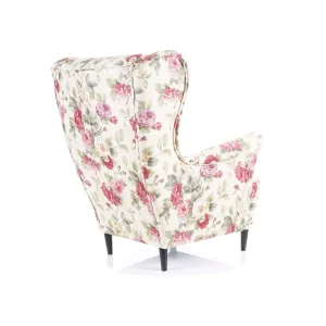 Fotel lord coral wm 82 (kwiaty) / wenge