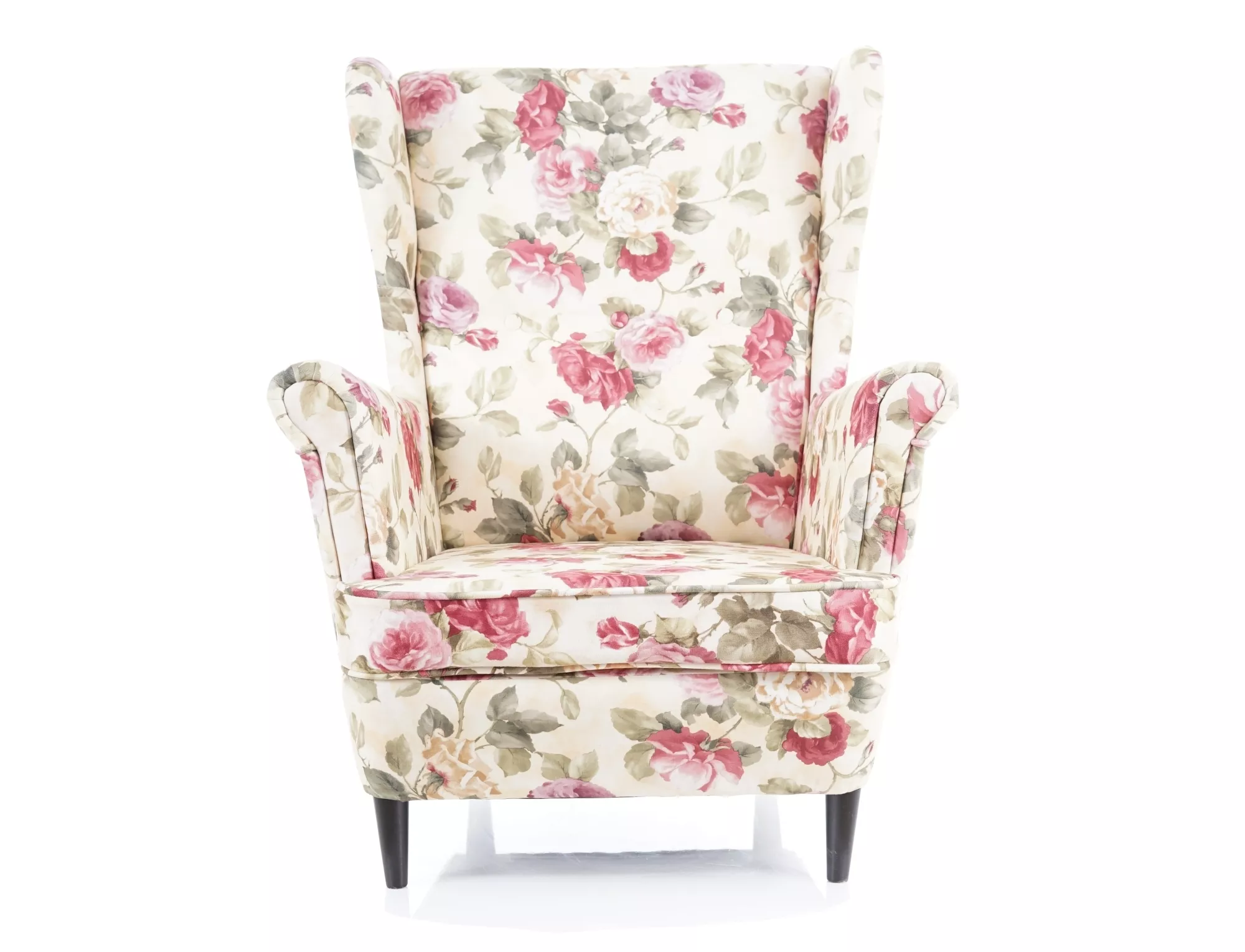 Fotel lord coral wm 82 (kwiaty) / wenge