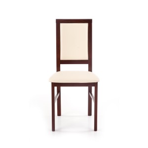 SYLWEK1 BIS krzesło ciemny orzech / CAYENNE 1112