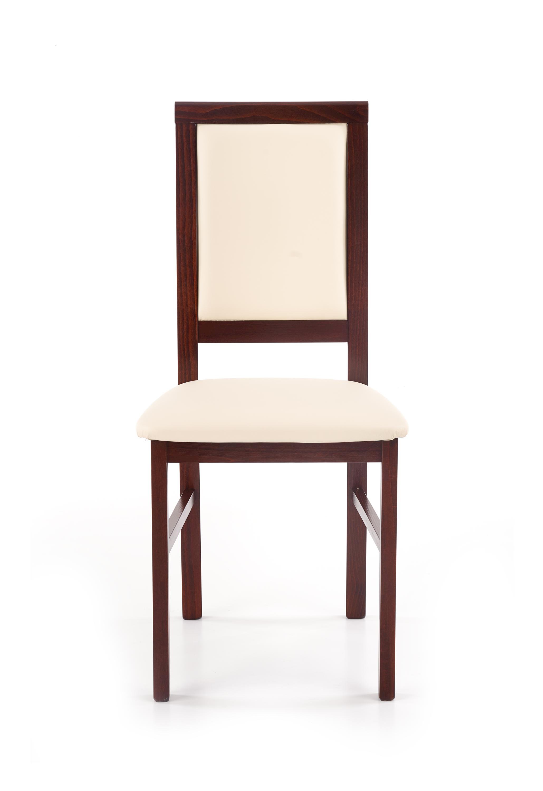 SYLWEK1 BIS krzesło ciemny orzech / CAYENNE 1112