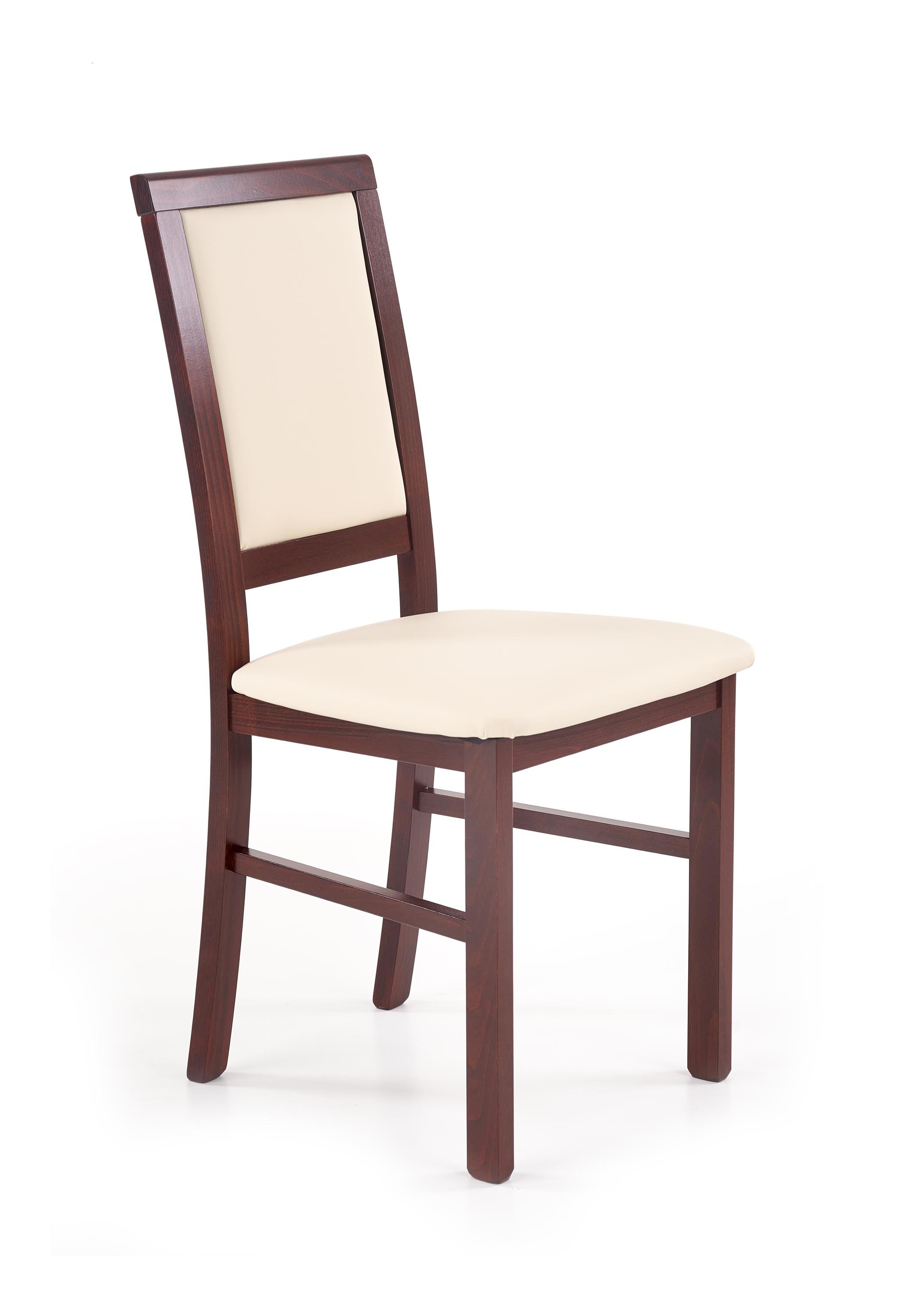 SYLWEK1 BIS krzesło ciemny orzech / CAYENNE 1112