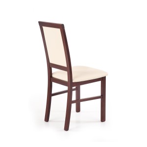 SYLWEK1 BIS krzesło ciemny orzech / CAYENNE 1112