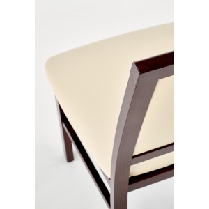 SYLWEK1 BIS krzesło ciemny orzech / CAYENNE 1112