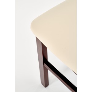 SYLWEK1 BIS krzesło ciemny orzech / CAYENNE 1112