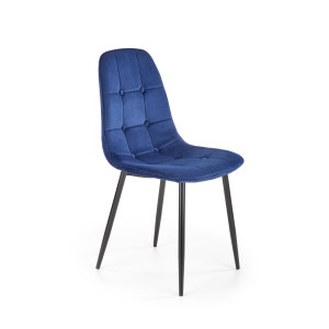 K417 krzesło granatowy velvet