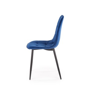 K417 krzesło granatowy velvet