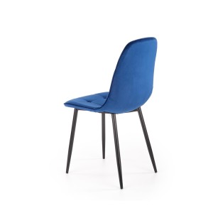 K417 krzesło granatowy velvet