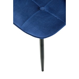 K417 krzesło granatowy velvet